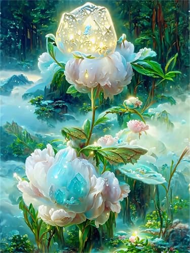 Puzzle für Erwachsene 500 Teile Fantasieblume, 52 x 38 cm Puzzles für Erwachsene Pädagogisches Spiel Herausforderung Spielzeug 500 Teile, Puzzle Erwachsene Anspruchsvoll von QiHon