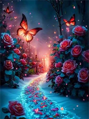 Puzzle für Erwachsene 500 Teile Rote Schmetterlingsrosen, 52 x 38 cm Puzzles für Erwachsene Pädagogisches Spiel Herausforderung Spielzeug 500 Teile, Puzzle Erwachsene Anspruchsvoll Puzzle für Erwachsene 500 Teile Rote Schmetterlingsrosen, 52 x 38 cm Puzzles für Erwachsene Pädagogisches Spiel Herausforderung Spielzeug 500 Teile, Puzzle Erwachsene Anspruchsvoll von QiHon