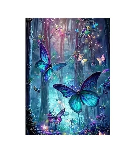 Puzzle für Erwachsene 500 Teile Verträumter Schmetterling, 52 x 38 cm Puzzles für Erwachsene Pädagogisches Spiel Herausforderung Spielzeug 500 Teile, Puzzle Erwachsene Anspruchsvoll Puzzle für Erwachsene 500 Teile Verträumter Schmetterling, 52 x 38 cm Puzzles für Erwachsene Pädagogisches Spiel Herausforderung Spielzeug 500 Teile, Puzzle Erwachsene Anspruchsvoll von QiHon