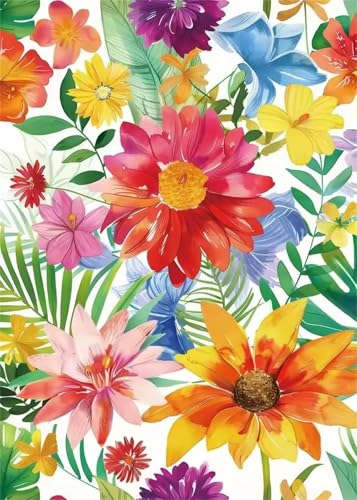 Puzzle für Erwachsene 700 Teile Bunte Blumen, 52 x 38 cm Puzzles für Erwachsene Pädagogisches Spiel Herausforderung Spielzeug 700 Teile, Puzzle Erwachsene Anspruchsvoll Puzzle für Erwachsene 700 Teile Bunte Blumen, 52 x 38 cm Puzzles für Erwachsene Pädagogisches Spiel Herausforderung Spielzeug 700 Teile, Puzzle Erwachsene Anspruchsvoll von QiHon