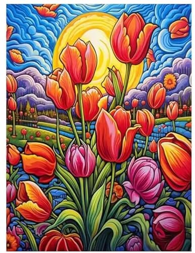 Puzzle für Erwachsene 700 Teile Sonnenaufgang Tulpenblumen, 52 x 38 cm Puzzles für Erwachsene Pädagogisches Spiel Herausforderung Spielzeug 700 Teile, Puzzle Erwachsene Anspruchsvoll Puzzle für Erwachsene 700 Teile Sonnenaufgang Tulpenblumen, 52 x 38 cm Puzzles für Erwachsene Pädagogisches Spiel Herausforderung Spielzeug 700 Teile, Puzzle Erwachsene Anspruchsvoll von QiHon