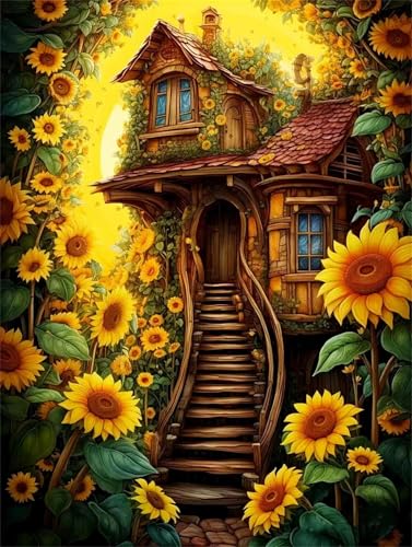 Puzzle für Erwachsene 700 Teile Sonnenblumenhaus, 52 x 38 cm Puzzles für Erwachsene Pädagogisches Spiel Herausforderung Spielzeug 700 Teile, Puzzle Erwachsene Anspruchsvoll Puzzle für Erwachsene 700 Teile Sonnenblumenhaus, 52 x 38 cm Puzzles für Erwachsene Pädagogisches Spiel Herausforderung Spielzeug 700 Teile, Puzzle Erwachsene Anspruchsvoll von QiHon