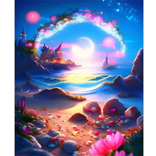 Puzzle für Erwachsene 700 Teile Strandlandschaft, 52 x 38 cm Puzzles für Erwachsene Pädagogisches Spiel Herausforderung Spielzeug 700 Teile, Puzzle Erwachsene Anspruchsvoll von QiHon