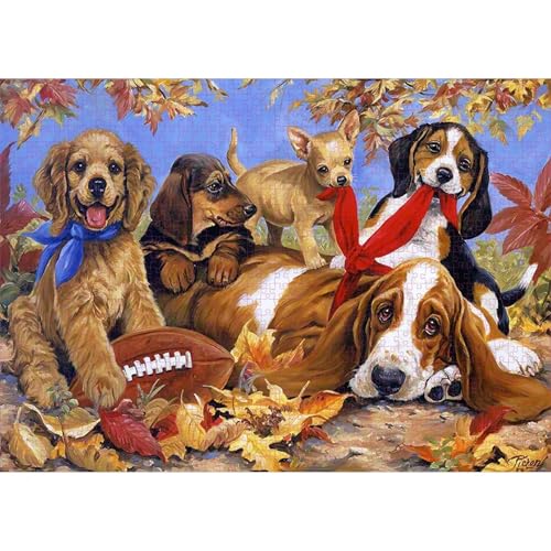 Puzzle für Erwachsene 700 Teile Süßer Welpe, 52 x 38 cm Puzzles für Erwachsene Pädagogisches Spiel Herausforderung Spielzeug 700 Teile, Puzzle Erwachsene Anspruchsvoll Puzzle für Erwachsene 700 Teile Süßer Welpe, 52 x 38 cm Puzzles für Erwachsene Pädagogisches Spiel Herausforderung Spielzeug 700 Teile, Puzzle Erwachsene Anspruchsvoll von QiHon