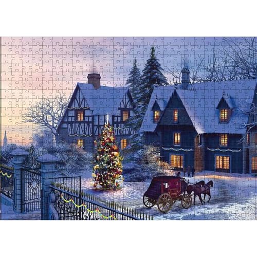 Puzzle für Erwachsene 700 Teile Weihnachten, 52 x 38 cm Puzzles für Erwachsene Pädagogisches Spiel Herausforderung Spielzeug 700 Teile, Puzzle Erwachsene Anspruchsvoll Puzzle für Erwachsene 700 Teile Weihnachten, 52 x 38 cm Puzzles für Erwachsene Pädagogisches Spiel Herausforderung Spielzeug 700 Teile, Puzzle Erwachsene Anspruchsvoll von QiHon