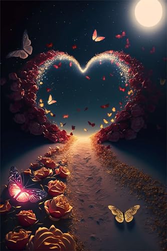Puzzles für Erwachsene 200 Teile, Rose Heart Beach Artwork Puzzle 35 x 25 cm, Bunte DIY-Puzzles für Heimdekoration Familienpuzzle für Einsteiger und Kinder Puzzles für Erwachsene 200 Teile, Rose Heart Beach Artwork Puzzle 35 x 25 cm, Bunte DIY-Puzzles für Heimdekoration Familienpuzzle für Einsteiger und Kinder von QiHon