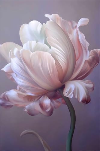 Puzzles für Erwachsene 2000 Teile, Rosa Tulpen Artwork Puzzle 100 x 70 cm, Bunte DIY-Puzzles für Heimdekoration Familienpuzzle für Einsteiger und Kinder von QiHon