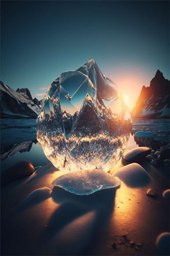 Puzzles für Erwachsene 2000 Teile, Sunrise Landscape Artwork Puzzle 100 x 70 cm, Bunte DIY-Puzzles für Heimdekoration Familienpuzzle für Einsteiger und Kinder von QiHon