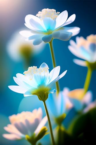 Puzzles für Erwachsene 300 Teile, Blue White Flower Artwork Puzzle 38 x 26 cm, Bunte DIY-Puzzles für Heimdekoration Familienpuzzle für Einsteiger und Kinder Puzzles für Erwachsene 300 Teile, Blue White Flower Artwork Puzzle 38 x 26 cm, Bunte DIY-Puzzles für Heimdekoration Familienpuzzle für Einsteiger und Kinder von QiHon