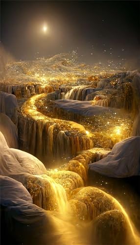 Puzzles für Erwachsene 300 Teile, Polar Golden Rivers Artwork Puzzle 40 x 28 cm, Bunte DIY-Puzzles für Heimdekoration Familienpuzzle für Einsteiger und Kinder Puzzles für Erwachsene 300 Teile, Polar Golden Rivers Artwork Puzzle 40 x 28 cm, Bunte DIY-Puzzles für Heimdekoration Familienpuzzle für Einsteiger und Kinder von QiHon