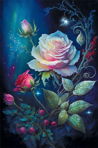Puzzles für Erwachsene 300 Teile, Red Pink Roses Artwork Puzzle 38 x 26 cm, Bunte DIY-Puzzles für Heimdekoration Familienpuzzle für Einsteiger und Kinder Puzzles für Erwachsene 300 Teile, Red Pink Roses Artwork Puzzle 38 x 26 cm, Bunte DIY-Puzzles für Heimdekoration Familienpuzzle für Einsteiger und Kinder von QiHon