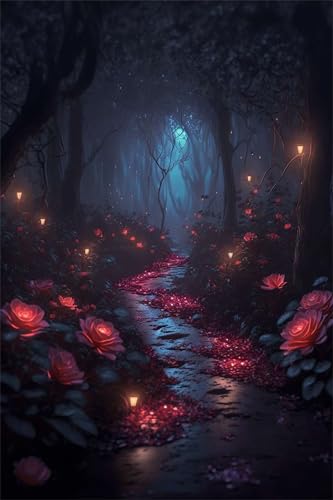 Puzzles für Erwachsene 300 Teile, Roses Flowers Jungle Artwork Puzzle 40 x 28 cm, Bunte DIY-Puzzles für Heimdekoration Familienpuzzle für Einsteiger und Kinder Puzzles für Erwachsene 300 Teile, Roses Flowers Jungle Artwork Puzzle 40 x 28 cm, Bunte DIY-Puzzles für Heimdekoration Familienpuzzle für Einsteiger und Kinder von QiHon