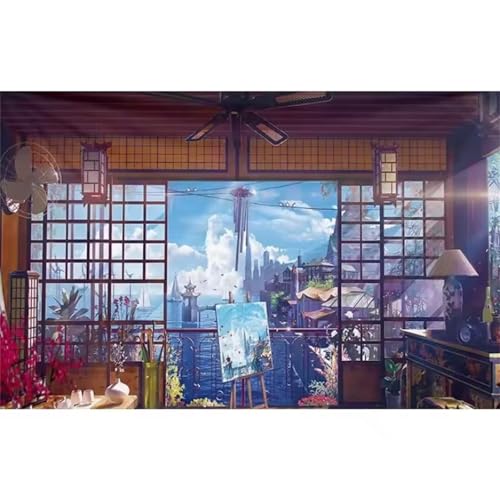 Puzzles für Erwachsene 500 Teile, Anime Landschaft Artwork Puzzle 52 x 38 cm, Bunte DIY-Puzzles für Heimdekoration Familienpuzzle für Einsteiger und Kinder Puzzles für Erwachsene 500 Teile, Anime Landschaft Artwork Puzzle 52 x 38 cm, Bunte DIY-Puzzles für Heimdekoration Familienpuzzle für Einsteiger und Kinder von QiHon