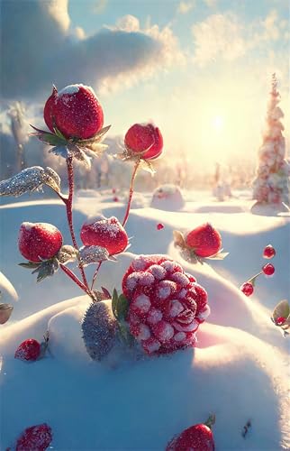 Puzzles für Erwachsene 500 Teile, Snowy Red Roses Artwork Puzzle 52 x 38 cm, Bunte DIY-Puzzles für Heimdekoration Familienpuzzle für Einsteiger und Kinder Puzzles für Erwachsene 500 Teile, Snowy Red Roses Artwork Puzzle 52 x 38 cm, Bunte DIY-Puzzles für Heimdekoration Familienpuzzle für Einsteiger und Kinder von QiHon