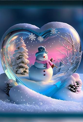 Puzzles für Erwachsene 500 Teile, Winter Schneemann Artwork Puzzle 52 x 38 cm, Bunte DIY-Puzzles für Heimdekoration Familienpuzzle für Einsteiger und Kinder Puzzles für Erwachsene 500 Teile, Winter Schneemann Artwork Puzzle 52 x 38 cm, Bunte DIY-Puzzles für Heimdekoration Familienpuzzle für Einsteiger und Kinder von QiHon