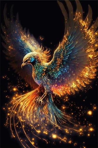 Puzzles für Erwachsene 700 Teile, Colorful Eagle Artwork Puzzle 52 x 38 cm, Bunte DIY-Puzzles für Heimdekoration Familienpuzzle für Einsteiger und Kinder von QiHon
