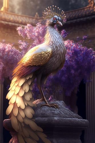Puzzles für Erwachsene 700 Teile, Peacock Animal Artwork Puzzle 52 x 38 cm, Bunte DIY-Puzzles für Heimdekoration Familienpuzzle für Einsteiger und Kinder von QiHon