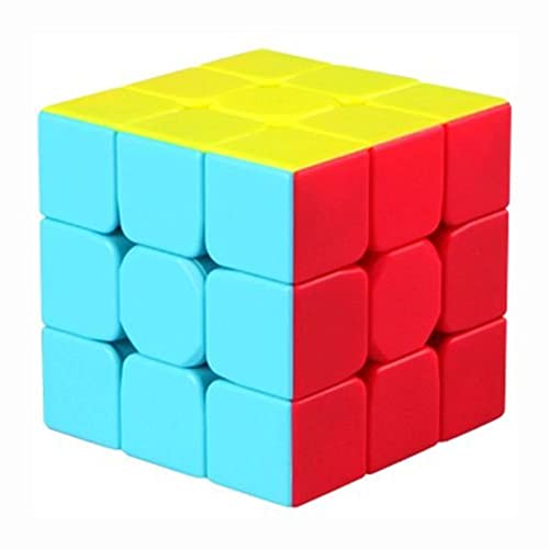 FAVNIC Zauberwürfel Magic Cube 3x3x3 Turning Smooth Magic Cube 3D Puzzle for Kids Twist Brain Teasers IQ Toys von QiYi