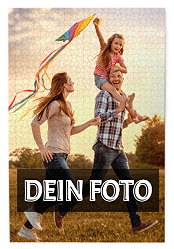 Personalisierte Foto-Puzzle 1000 Teile Individuelles Puzzle mit eigenem Foto,Puzzle mit eigenem Bild selbst gestalten,Fotogeschenk für Jahrestag Geburtstag Weihnachten Valentinstag(50x75cm) von QIYI