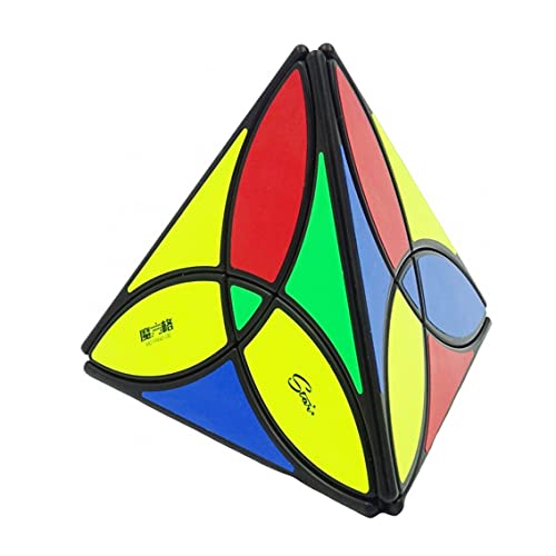 QiYi MoFangGe Clover Pyraminx Stickerless Cube von QiYi