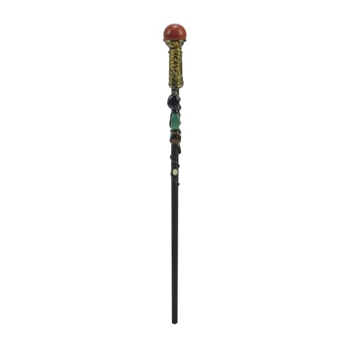 Qianderer Evil Wizard Zauberstäbe, beleuchteter Zauberstab, Halloween, Cosplay, Requisiten, Rot, 26 cm, 26 cm von Qianderer