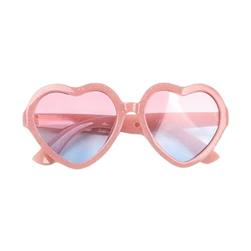 Qianderer Herzförmige Sonnenbrille für Mädchen, Herzbrille, Retro-Stil, Rosa, Einheitsgröße Qianderer Herzförmige Sonnenbrille für Mädchen, Herzbrille, Retro-Stil, Rosa, Einheitsgröße von Qianderer