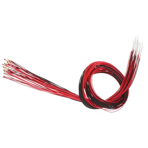 Qianly 20 Stück Micro 0,32mm Verdrahtete SMD LED 0805 für Modellbau Und Eisenbahn, Orange von Qianly