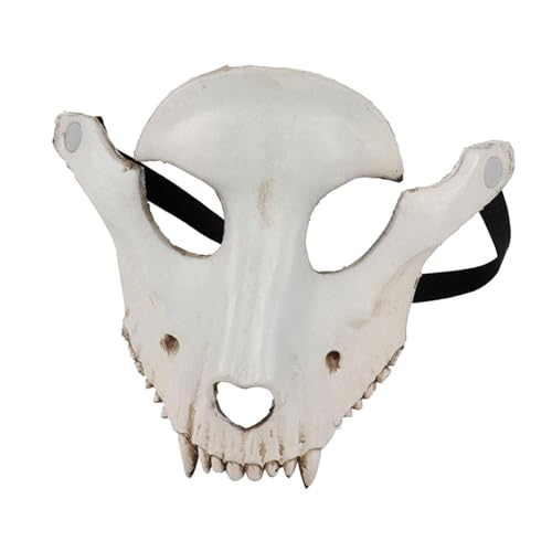 Qianly 3D Schafschädel Maske, Cosplay Kostüm, Gesichtsbedeckung für Abschlussball, Festival, Party von Qianly