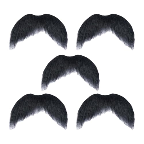 Qianly 5Pcs Schnurrbart Bart für Männer Party Liefert Leistung von Qianly