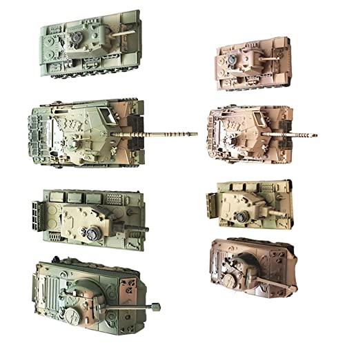 Qianly 8 Stück 1/72 Tank Modell DIY Montieren Tank Spielzeug für Mädchen Geburtstag Geschenk von Qianly