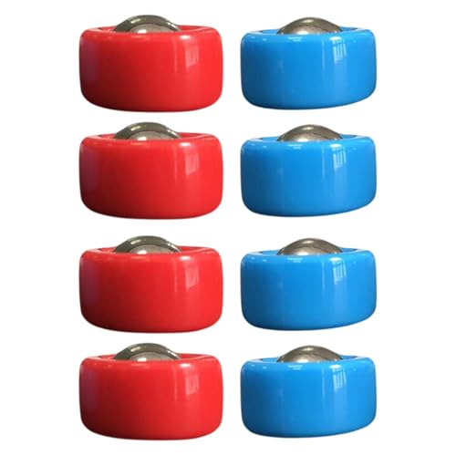 Qianly 8pcs Mini Shuffleboard Pucks Shuffleboard Rollers Set Indoor Shuffleboard Games Pucks von Qianly