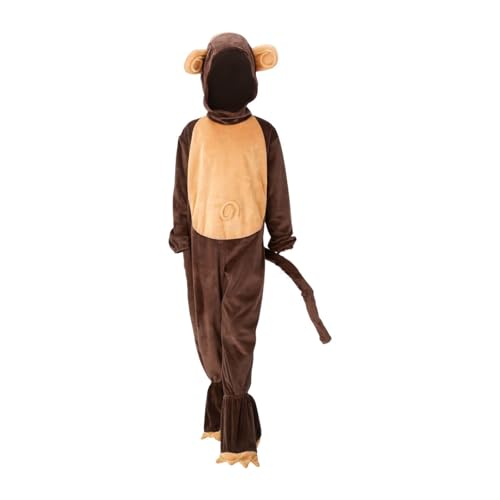 Qianly Affenkostüm für Kinder, Langärmlige Kleidung für Auftritte Und Feste, Xs Qianly Affenkostüm für Kinder, Langärmlige Kleidung für Auftritte Und Feste, Xs von Qianly