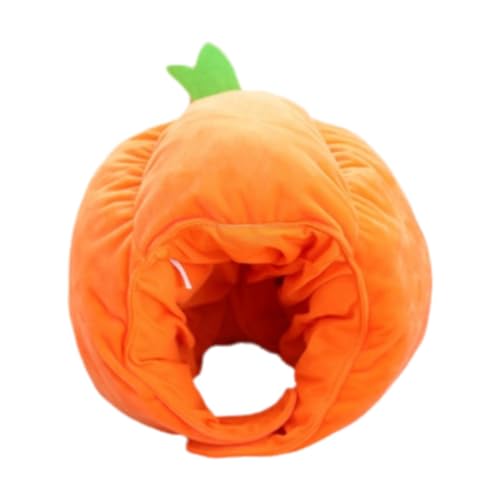 Qianly Ausgestopfte Kürbis -Form -Kopfbedeckungshut -Kinderkostümhut für Geburtstagsthemenparty von Qianly