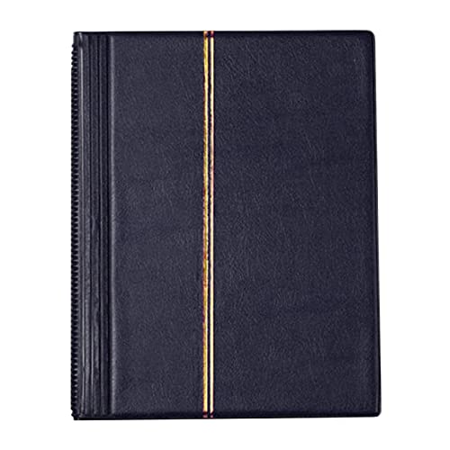 Qianly Briefmarkenalbum 10 Blatt (20 Seiten) Zubehör Displayhalter Friends Collector, Blau von Qianly