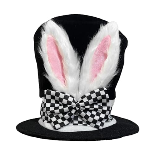 Qianly Bunny Ear Top Hat Cosplay liefert Kaninchen Kostümzubehör Kopfbedeckung für von Qianly