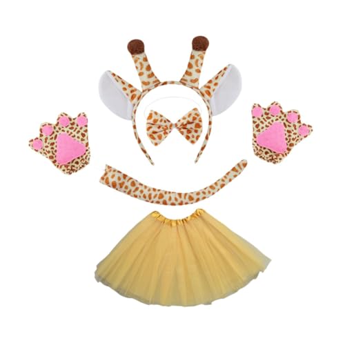 Qianly Giraffe Kostüm Set für Themenveranstaltungen, Gelb Qianly Giraffe Kostüm Set für Themenveranstaltungen, Gelb von Qianly