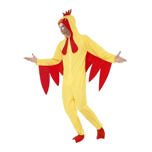 Qianly Halloween-Hühnerkostüm, süßes Tier-Halloween-Kostüm für Bühnenauftritte, XXL Qianly Halloween-Hühnerkostüm, süßes Tier-Halloween-Kostüm für Bühnenauftritte, XXL von Qianly