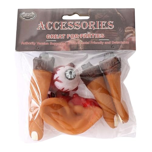 Qianly Halloween-Requisiten mit abgetrennten Fingern, erschreckend realistische, gruselige Körperteile, gebrochene Finger für, mit Auge Ohr Qianly Halloween-Requisiten mit abgetrennten Fingern, erschreckend realistische, gruselige Körperteile, gebrochene Finger für, mit Auge Ohr von Qianly