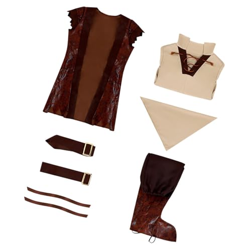 Qianly Kinder Piraten Kostüm -Cosplay -Outfit für Karnevalsrollenspiele, M Qianly Kinder Piraten Kostüm -Cosplay -Outfit für Karnevalsrollenspiele, M von Qianly