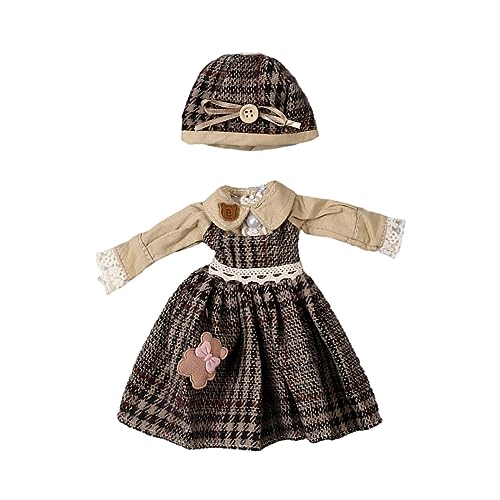 Qianly Kleid für 1/6 BJD Puppe 12 Zoll Mädchenpuppenrock, Handgemachtes, Einfach zu Tragen, Geburtstagsgeschenke, 30cm Mädchenpuppenkleid, Stil a Qianly Kleid für 1/6 BJD Puppe 12 Zoll Mädchenpuppenrock, Handgemachtes, Einfach zu Tragen, Geburtstagsgeschenke, 30cm Mädchenpuppenkleid, Stil a von Qianly