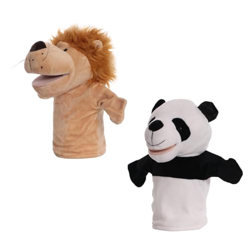Qianly Kreative Tier Handpuppen für Kinder, Interaktives Lernspielzeug, Panda von Qianly