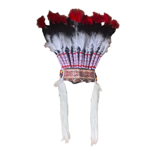 Qianly Künstliche Feder Indianer Kopfschmuck Chief Indian Hut Foto Requisiten Qianly Künstliche Feder Indianer Kopfschmuck Chief Indian Hut Foto Requisiten von Qianly