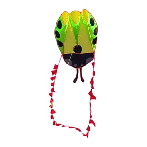 Qianly Marienkäfer Parafoil Kite Outdoor -Spielzeug mit 100m Line & Tail Flying Toy Sport Kite für Beach Park Reise Hinterhof Jungen Mädchen, GrÜn Qianly Marienkäfer Parafoil Kite Outdoor -Spielzeug mit 100m Line & Tail Flying Toy Sport Kite für Beach Park Reise Hinterhof Jungen Mädchen, GrÜn von Qianly