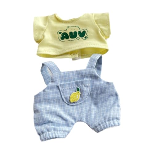 Qianly Mini 6 Zoll Puppenkleidung, Puppenhosen Outfits, Kostüme, Geburtstagsgeschenk, T Shirts, Mädchen Puppenkleidung, Anziehsachen für Anhängerpuppenkinder, D Qianly Mini 6 Zoll Puppenkleidung, Puppenhosen Outfits, Kostüme, Geburtstagsgeschenk, T Shirts, Mädchen Puppenkleidung, Anziehsachen für Anhängerpuppenkinder, D von Qianly