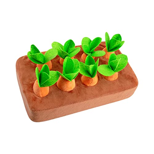Qianly Multifunktionales Karottenspielzeug Garten Entwicklungslernspiele Interaktives Puzzlespielzeug Zum Lernen Freizeit Motorspiel Ernte, 8 Karotten von Qianly