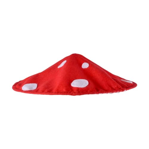 Qianly Pilzhut, kreativer roter Pilz, Cosplay für Partygeschenke, Bühnenauftritte, 40 cm für Kinder Qianly Pilzhut, kreativer roter Pilz, Cosplay für Partygeschenke, Bühnenauftritte, 40 cm für Kinder von Qianly