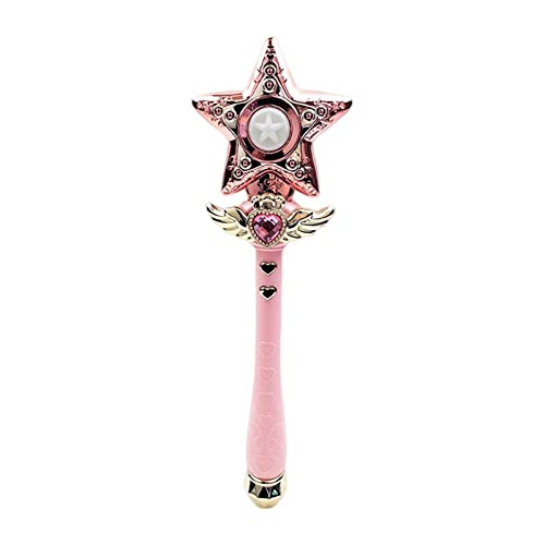 Qianly Prinzessinnen-Zauberstäbe mit Licht und Musik für Rollenspiele und Feiern, Rosa Sterne Qianly Prinzessinnen-Zauberstäbe mit Licht und Musik für Rollenspiele und Feiern, Rosa Sterne von Qianly