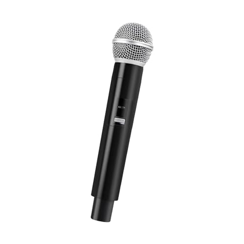 Qianly Prop Mikrofon Requisiten Künstliche Mikrofon Pretend Spielen Tragbare Realistische Prop Mikrofon für Cosplay Party von Qianly