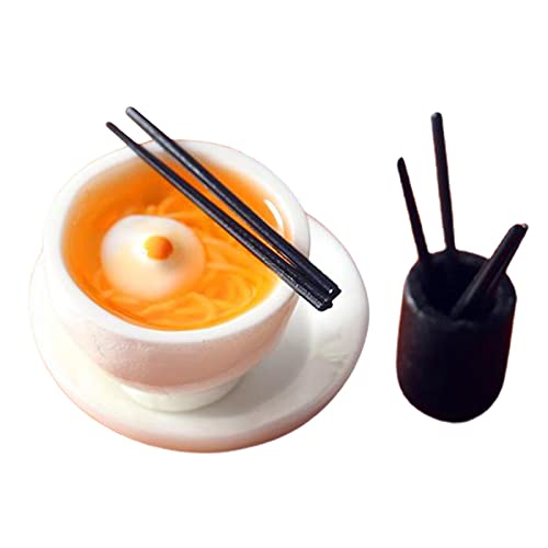 Qianly Puppenhaus Ramen Set, Miniatur Nudel Kochzubehör, Qianly Puppenhaus Ramen Set, Miniatur Nudel Kochzubehör, von Qianly