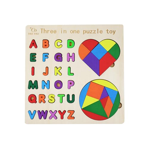 Qianly Puzzle Spielzeug, Früherziehungsspielzeug, Geometrische Form, Üben, von Qianly